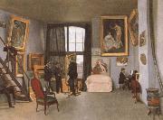 Frederic Bazille The artist-s Studio oil painting artist